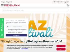 'rossmann.com.tr' screenshot
