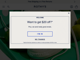 'rothys.com' screenshot