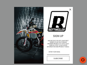 'rottweilerperformance.com' screenshot