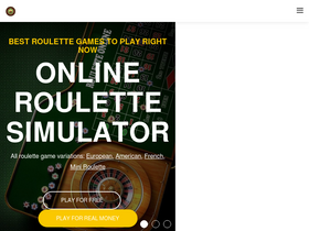 'roulettesimulator.net' screenshot