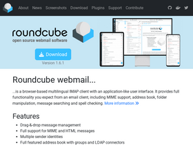 'roundcube.net' screenshot