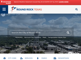 'roundrocktexas.gov' screenshot