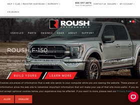 'roushperformance.com' screenshot