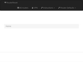 'router-reset.com' screenshot