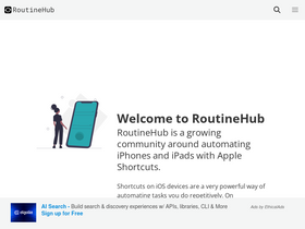 'routinehub.co' screenshot