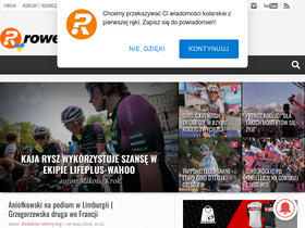'rowery.org' screenshot