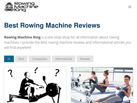 'rowingmachineking.com' screenshot
