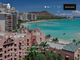 'royal-hawaiian.com' screenshot