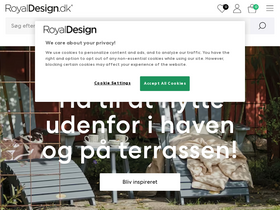 'royaldesign.dk' screenshot
