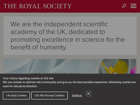 'royalsociety.org' screenshot