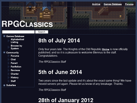 'rpgclassics.com' screenshot
