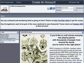 'rpgcrossing.com' screenshot