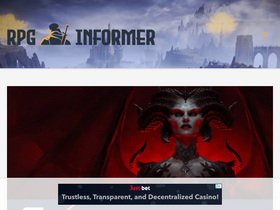 'rpginformer.com' screenshot