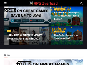'rpgoverload.com' screenshot