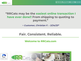 'rrcats.com' screenshot