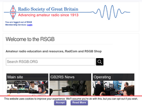 'rsgb.org' screenshot