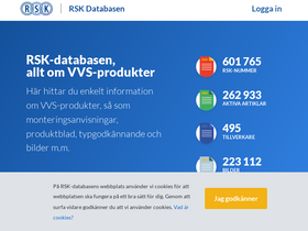 'rskdatabasen.se' screenshot
