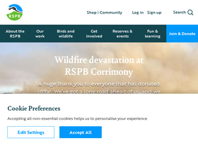 'rspb.org.uk' screenshot
