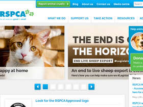 'rspca.org.au' screenshot
