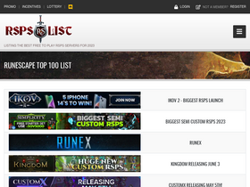'rsps-list.com' screenshot