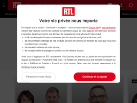 'rtl.fr' screenshot
