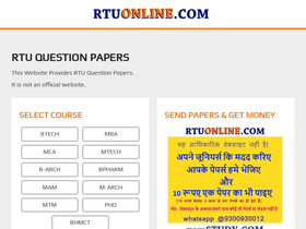 'rtuonline.com' screenshot