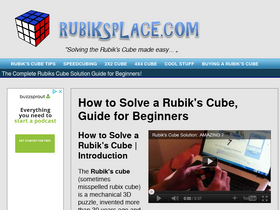 'rubiksplace.com' screenshot