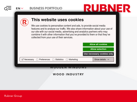 'rubner.com' screenshot