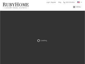 'rubyhome.com' screenshot