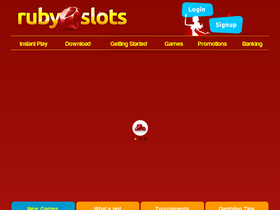 'rubyslots.com' screenshot
