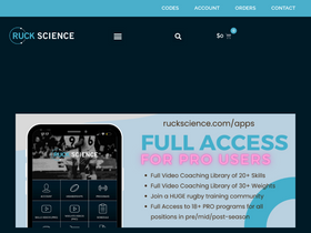 'ruckscience.com' screenshot