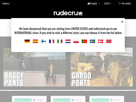 'rudecru.com' screenshot