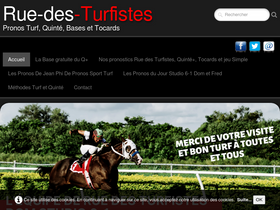 'rue-des-turfistes.fr' screenshot