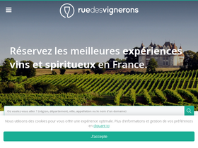 'ruedesvignerons.com' screenshot