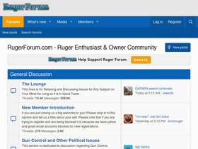'rugerforum.com' screenshot