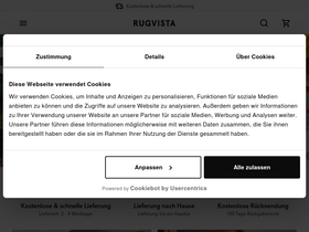 'rugvista.de' screenshot