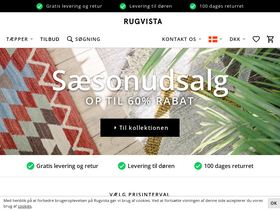 'rugvista.dk' screenshot