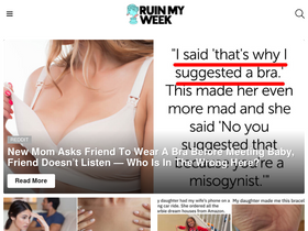 'ruinmyweek.com' screenshot