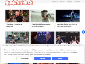 'rumandmonkey.com' screenshot