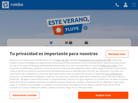 'rumbo.es' screenshot