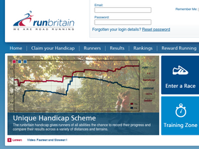 'runbritainrankings.com' screenshot