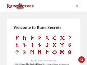 'runesecrets.com' screenshot