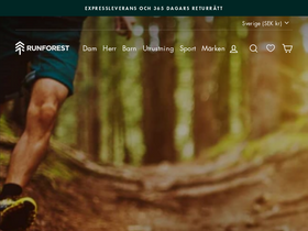 'runforest.com' screenshot