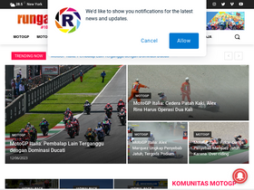'rungansport.com' screenshot