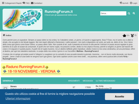 'runningforum.it' screenshot