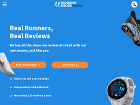 'runningshoesguru.com' screenshot