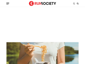 'runsociety.com' screenshot