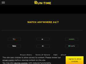 'runtime.tv' screenshot