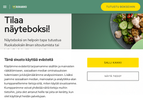 'ruokaboksi.fi' screenshot