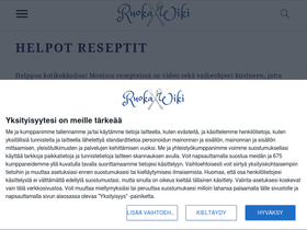 'ruokawiki.fi' screenshot
